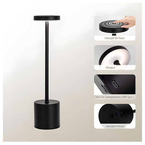 Lámpara de mesa LED touch — fotografía del proveedor